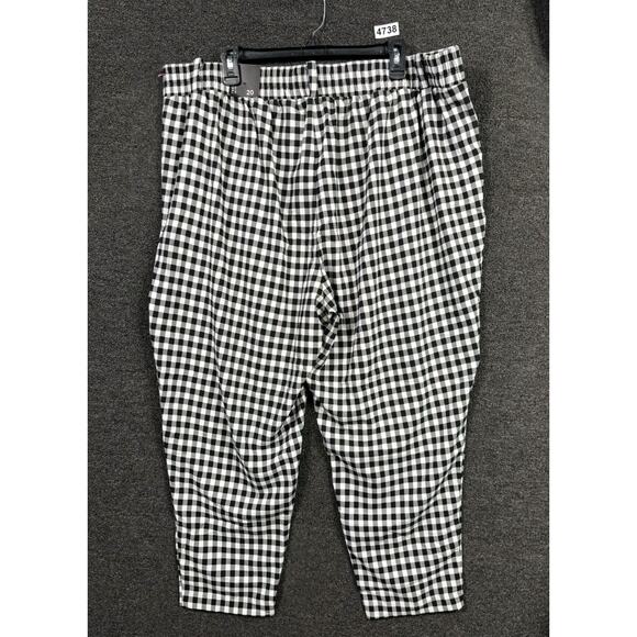 Studio by Torrid Retro Gingham Bombshell Skinny Taper Stretch Crepe Pants 20 NEW - Picture 2 of 8